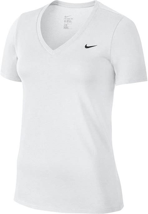 nike weißes t-shirt v ausschnitt|V.